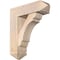 Ekena Millwork Olympic Arts and Crafts Smooth Bracket w/ Offset Brace, Douglas Fir, 7 1/2"W x 24"D x 28"H BKT0806X24X28OLY03SDF - alternate 1